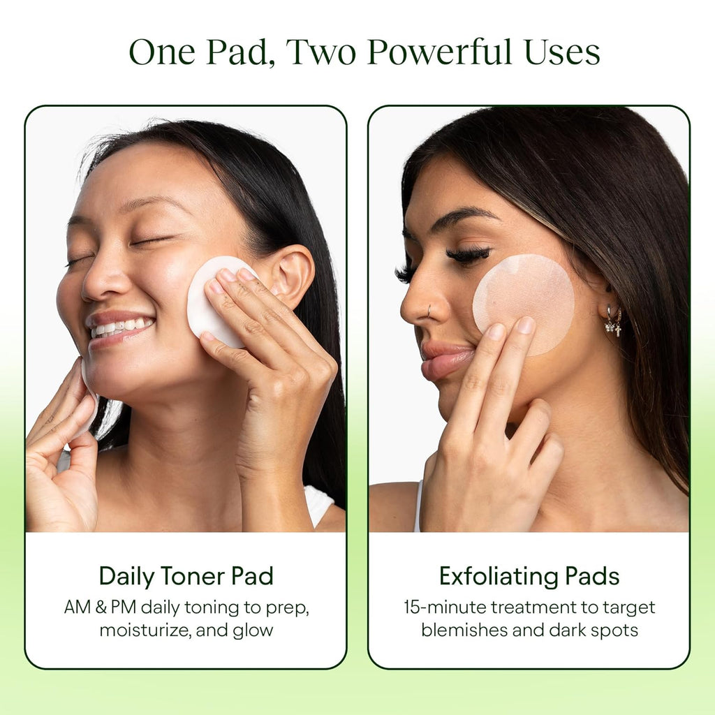 Transform Your Skin with JiYu Toning Polish Pads - The Ultimate Korean Skincare Solution for Dark Spots, Wrinkles, and Dullness - Infused with Snail Mucin, Niacinamide, Peptides & Centella - 100 Count Pack