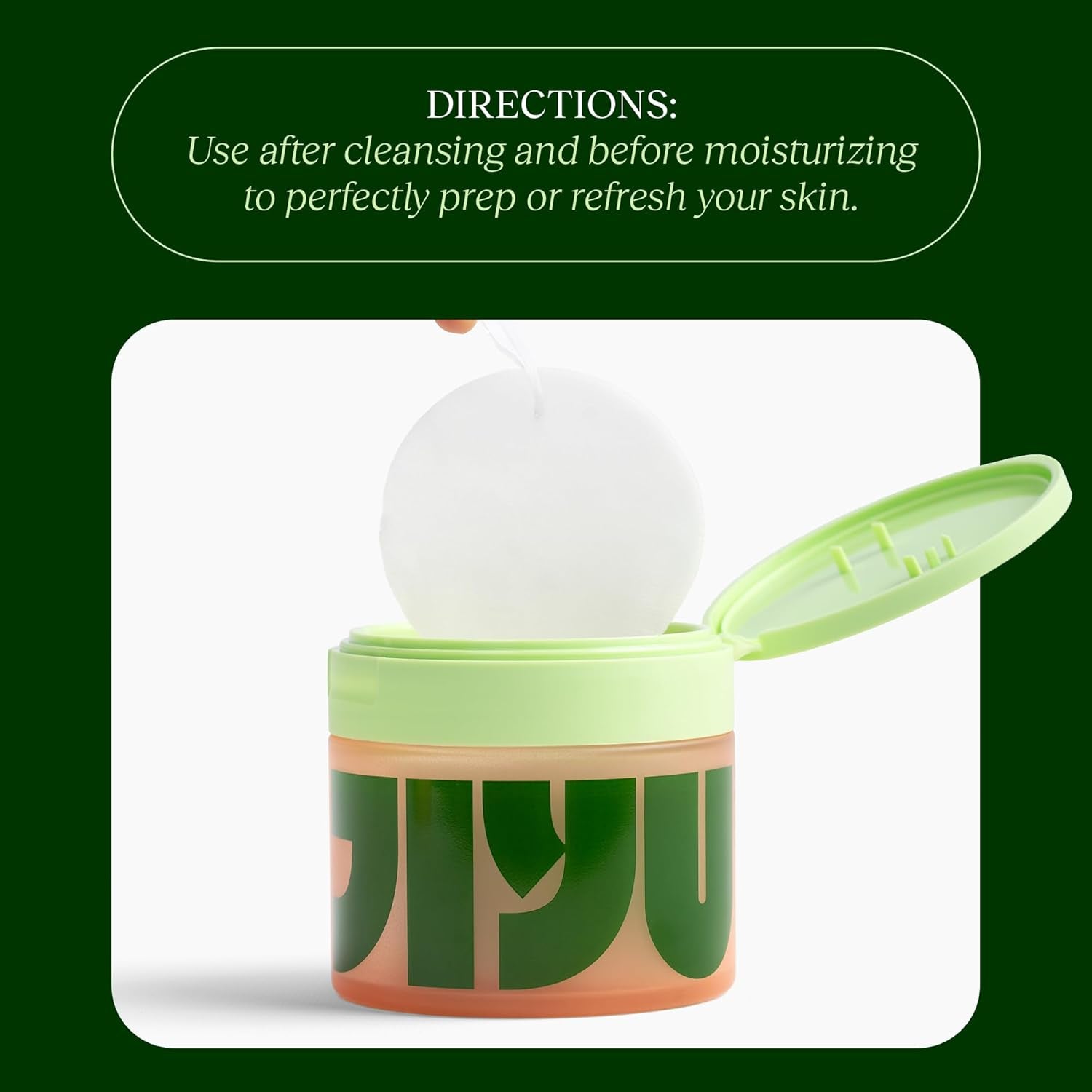Transform Your Skin with JiYu Toning Polish Pads - The Ultimate Korean Skincare Solution for Dark Spots, Wrinkles, and Dullness - Infused with Snail Mucin, Niacinamide, Peptides & Centella - 100 Count Pack