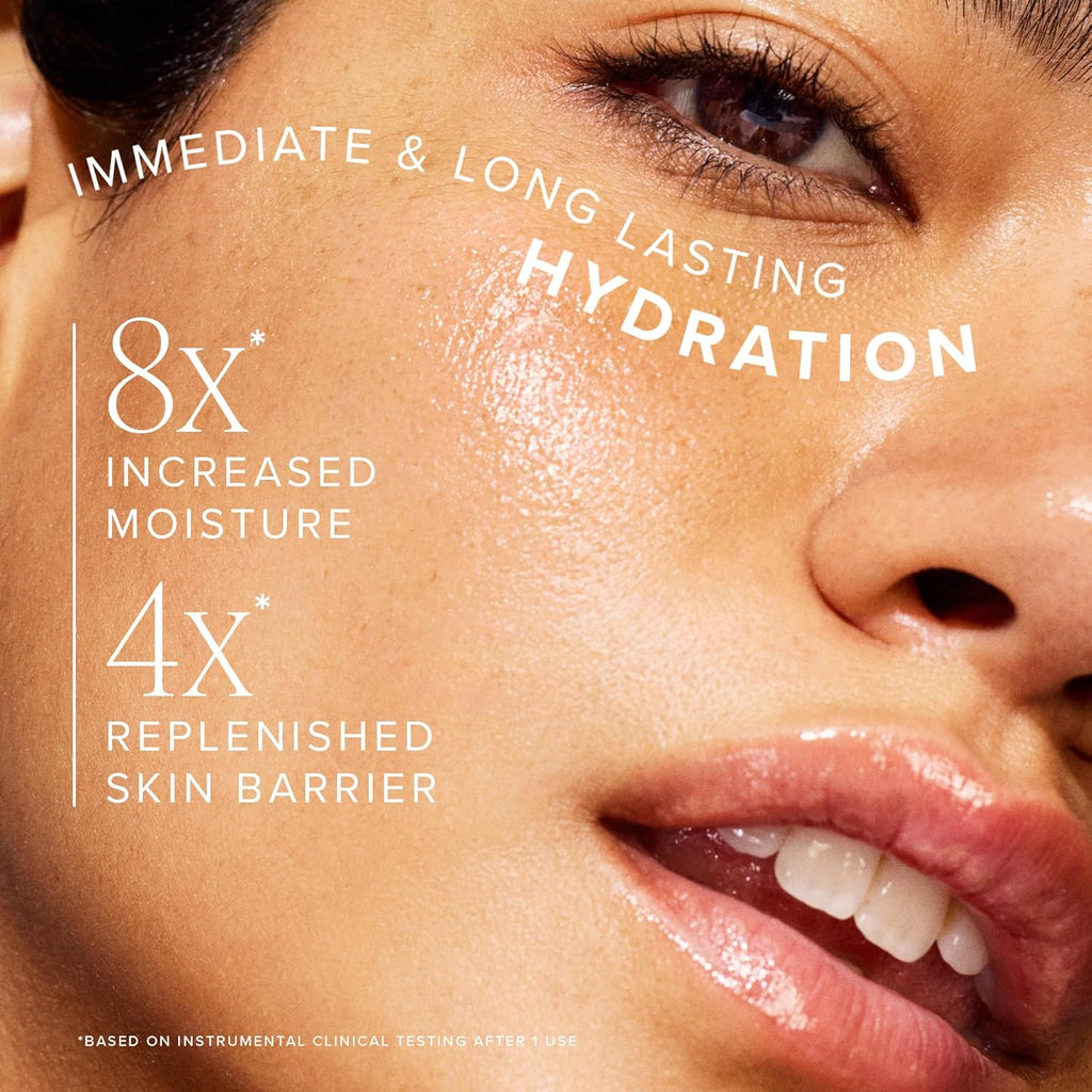Ceramide Face Moisturizer - Honey Halo Ultra Hydrating Facial Moisturizer with Buckwheat Honey + Ceramides - Helps Restore Barrier + Replenish Dryness - Plumping Skin Care for Dry Skin (50Ml)