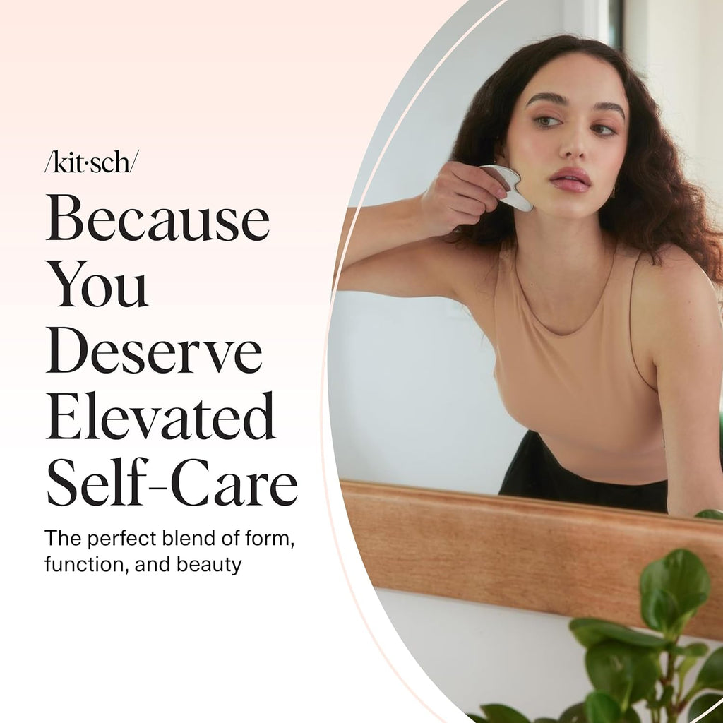 Elevate Your Skincare Routine with Our Premium Stainless Steel Gua Sha Facial Tool - Achieve a Sculpted Jawline and Radiant Skin!