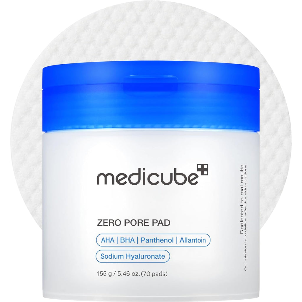 Transform Your Skin with Zero Pore Pad 2.0 | Dual-Textured Exfoliating Facial Pads Infused with AHA & BHA for Pore Care | 70 Count of Korean Beauty Essentials