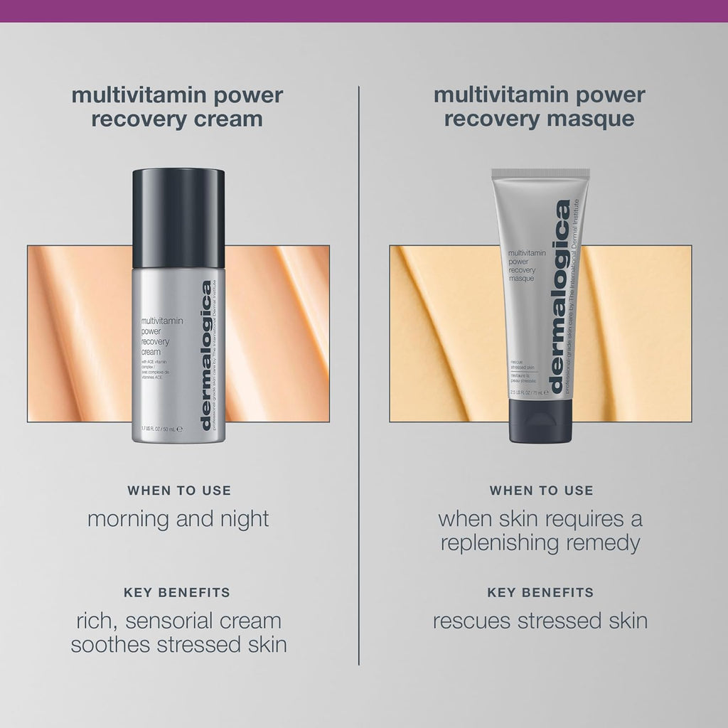 Revitalize Your Skin with Our Multivitamin Power Recovery Masque – Anti-Aging Face Mask Infused with Vitamin C & Lactic Acid for Restoring Damaged Skin – 2.5 Fl Oz